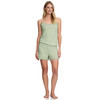 Damen Schlaftop mit Ajour-Muster