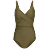 Damen Shape-Badeanzug in Wickel-Optik