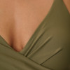 Damen Shape-Badeanzug in Wickel-Optik