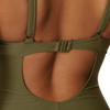 Damen Shape-Badeanzug in Wickel-Optik