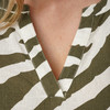 Damen Leinen-Kleid im Animal-Look