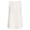 Damen Musselin-Top in Unifarben