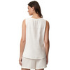 Damen Musselin-Top in Unifarben
