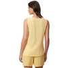 Damen Musselin-Top in Unifarben