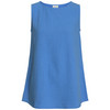 Damen Musselin-Top in Unifarben