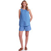 Damen Musselin-Top in Unifarben