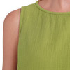 Damen Musselin-Top in Unifarben