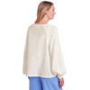 Damen Musselin-Bluse in Unifarben