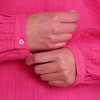 Damen Musselin-Bluse in Unifarben