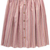 Mädchen Kleid aus Leinen-Mix