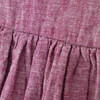 Mädchen Kleid aus Leinen-Mix