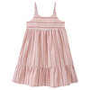 Mädchen Kleid aus Leinen-Mix