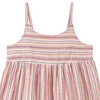 Mädchen Kleid aus Leinen-Mix