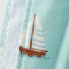 Kinder Badeponcho mit Segelschiffen