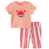 Newborn Set aus T-Shirt und Musselin-Hose 