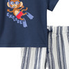 Newborn Set aus T-Shirt und Musselin-Hose 