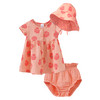 Newborn Musselin-Set Kleid, Shorts und Hut