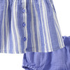 Newborn Musselin-Set Kleid, Shorts und Hut