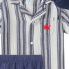 Newborn Set aus Musselin-Hemd, Shorts und Hut