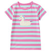 Mädchen T-Shirt mit Streifen