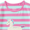 Mädchen T-Shirt mit Streifen