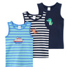 3 Baby Unterhemden mit Print