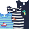 3 Baby Unterhemden mit Print