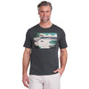 Herren T-Shirt mit großem Print