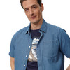 Herren Hemd in Jeans-Optik