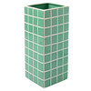Vase mit Kachel-Muster