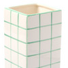 Vase in gefliester Optik