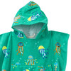 Kinder Badeponcho mit Allover-Print