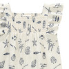Mädchen Bluse mit Allover-Print