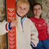 Kinder Teddy-Sweatshirt mit Kängurutasche