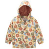 Mädchen Regenjacke mit Blumen
