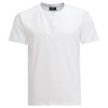 Herren T-Shirt mit Serafino-Ausschnitt 