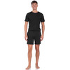 Herren T-Shirt mit Serafino-Ausschnitt 