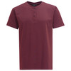 Herren T-Shirt mit Serafino-Ausschnitt 