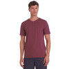 Herren T-Shirt mit Serafino-Ausschnitt 