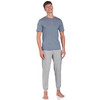 Herren T-Shirt mit Serafino-Ausschnitt 