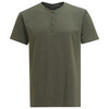 Herren T-Shirt mit Serafino-Ausschnitt 