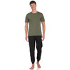 Herren T-Shirt mit Serafino-Ausschnitt 