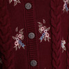 Damen Strickjacke mit Stickereien