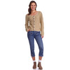 Damen Strickjacke in Flecht-Struktur