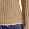 Damen Strickjacke in Flecht-Struktur