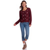 3/4 Damen Trachtenhose mit Stickereien