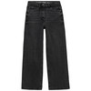 Mädchen Wide-Leg-Jeans mit verstellbarem Bund