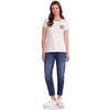 Damen T-Shirt mit Message-Print