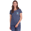 Damen T-Shirt mit Message-Print