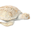 Dekofigur Schildkröte mit Gold-Muster